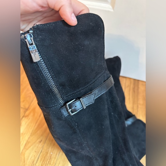 BCBGeneration Krush Women 8 1/2 Black Suede Over the Knee Boot - Picture 4 of 7